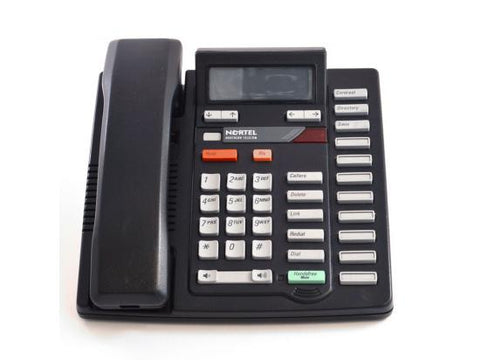Nortel Aastra M9316CW Black Single Line Speakerphone w/ Call Waiting/Caller ID (NT2N18)